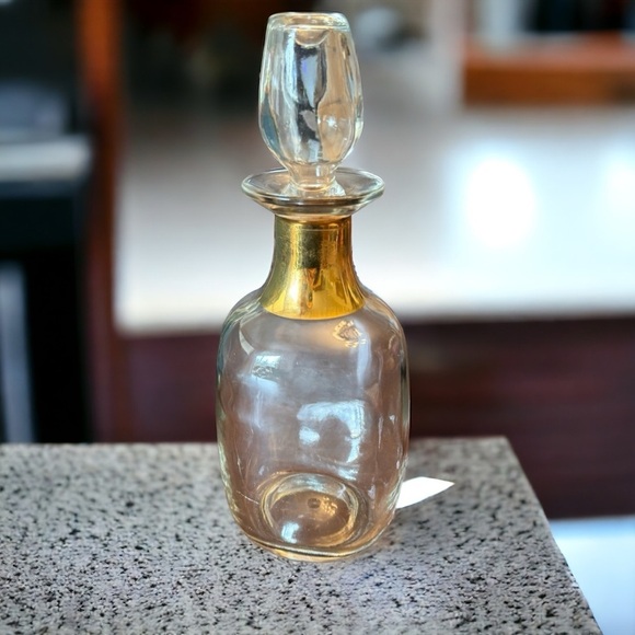 Vintage 60's Fitzgerald Decanter with Cork Stopper Tax Stamp Weller Empty - Picture 1 of 11